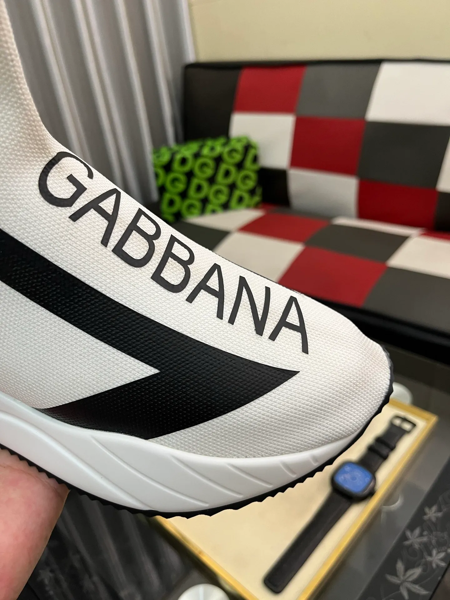 Men's men's shoes💰440⌚️⌚️【DG～】men's casual shoes 2022z cabinet simultaneous sale 🔶🔷🔜The upper is made of cowhide spliced fabric ➕Mesh lining, which is comfortable and breathable. The sole is: the original comfortable and wear-resistant outsole, ⚠️The real thing📱Photographed🎬The real thing is better📢📢📢Size: 35-46